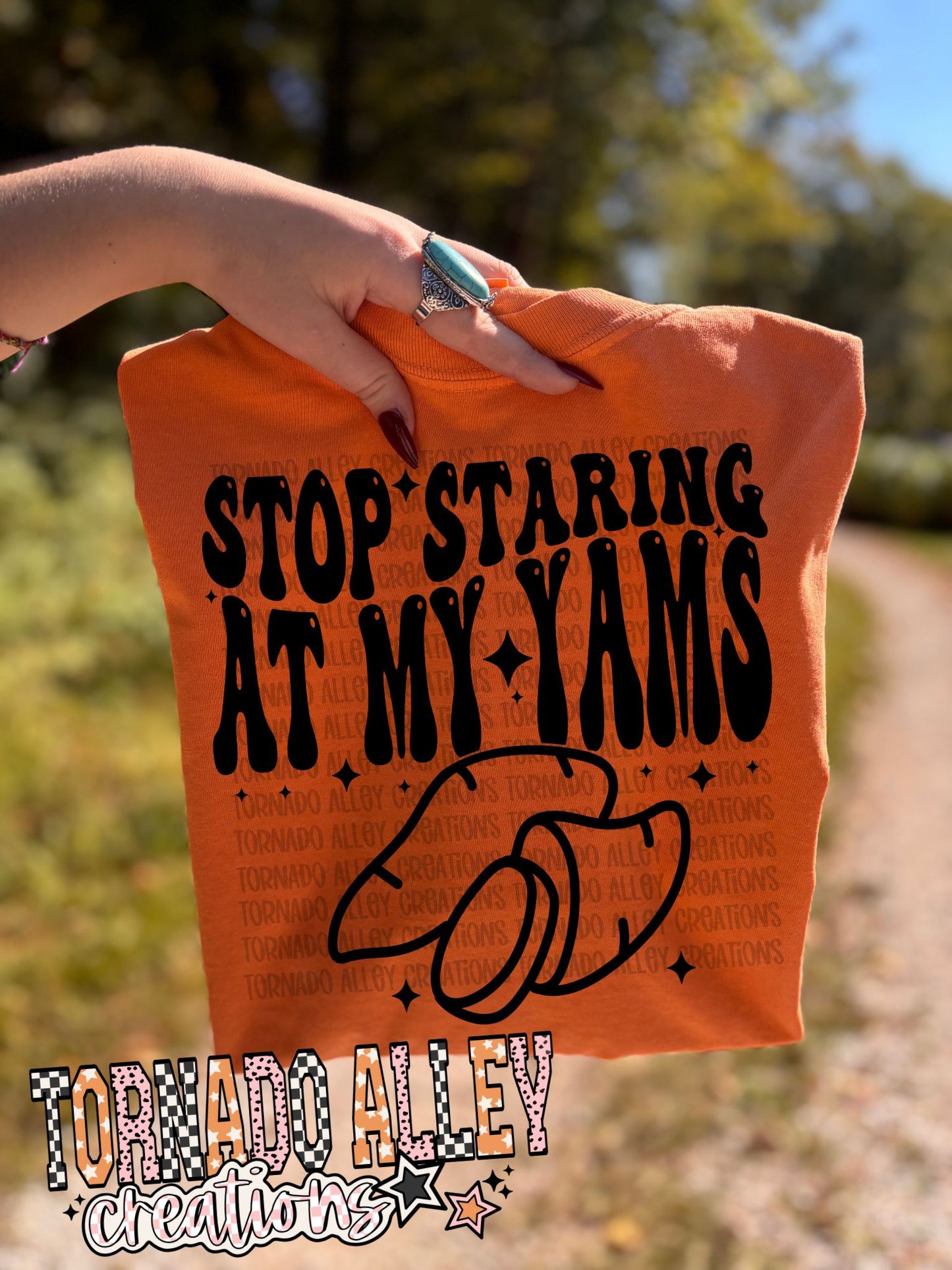 Staring At My Yams Tee