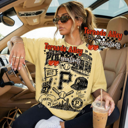 Pittsburgh Baseball Tee