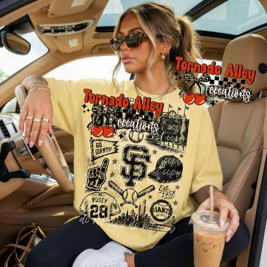 San Francisco Baseball Tee