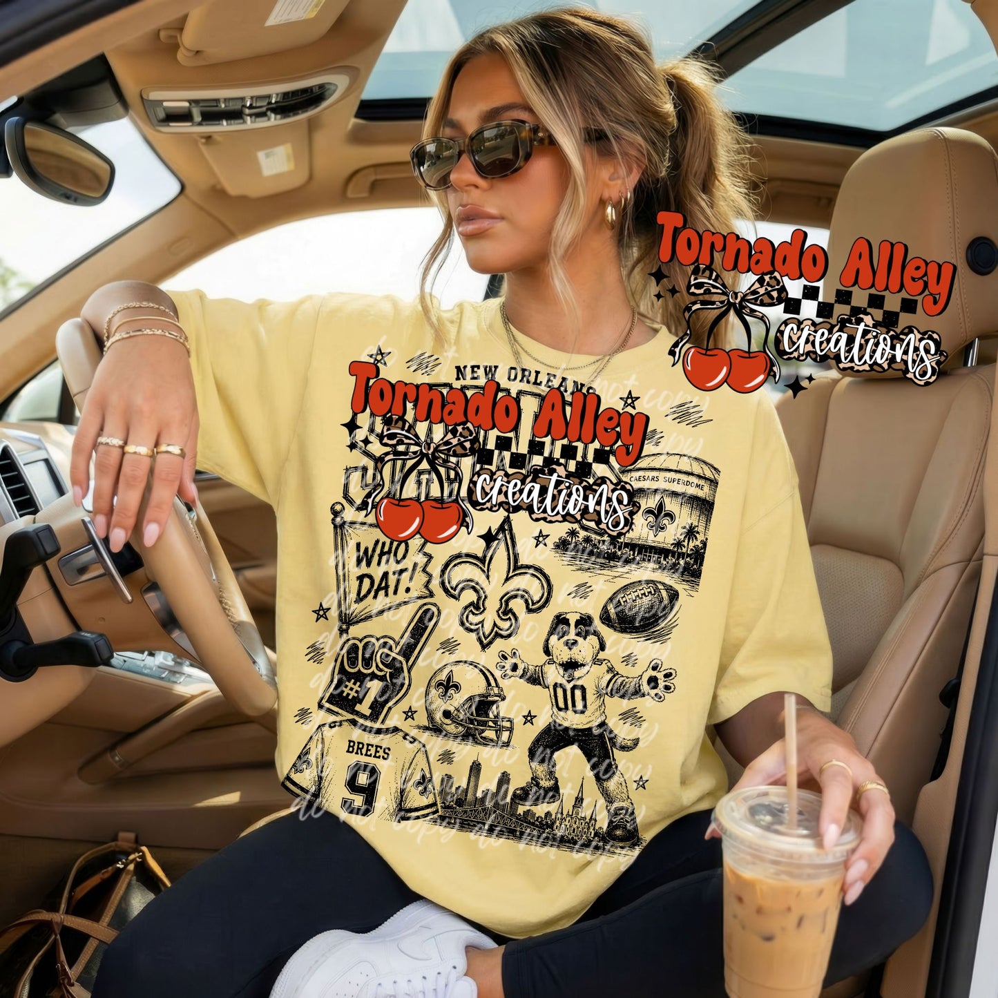 New Orleans Football Tee