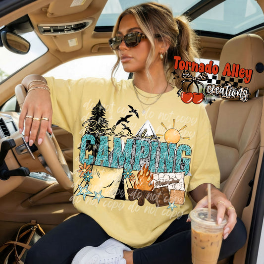 Rather Be Camping Tee
