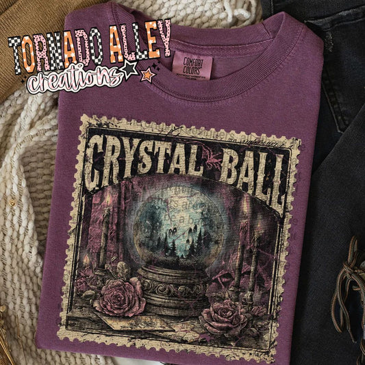 Spooky Crystal Ball Stamp Tee