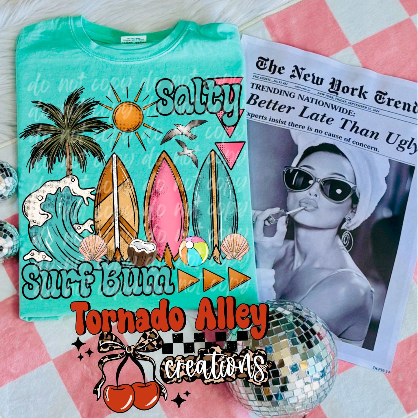 Salty Surf Bum Tee