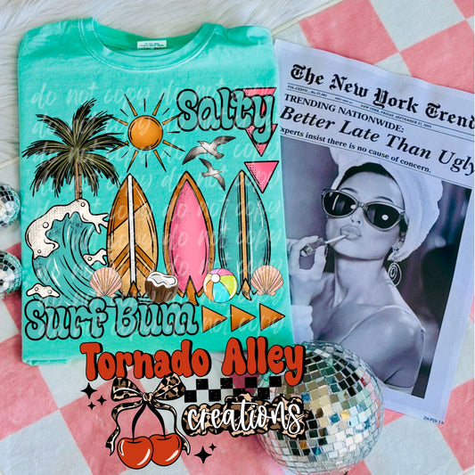 Salty Surf Bum Tee