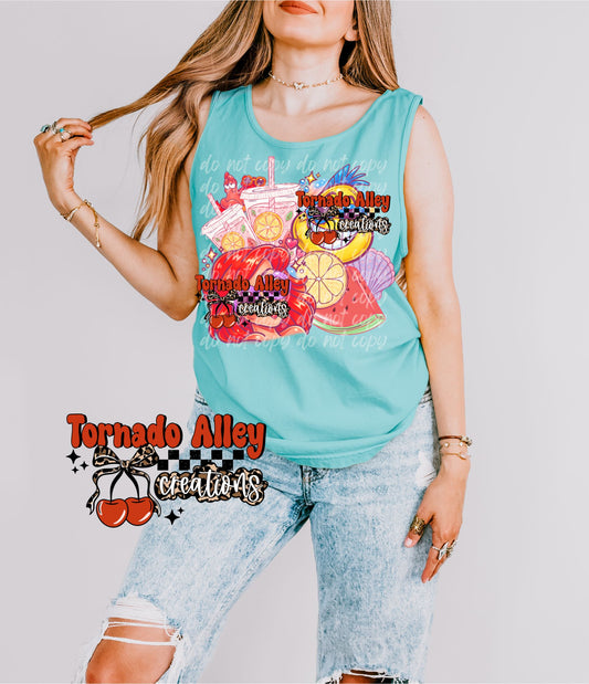 Summer Mermaid Tank