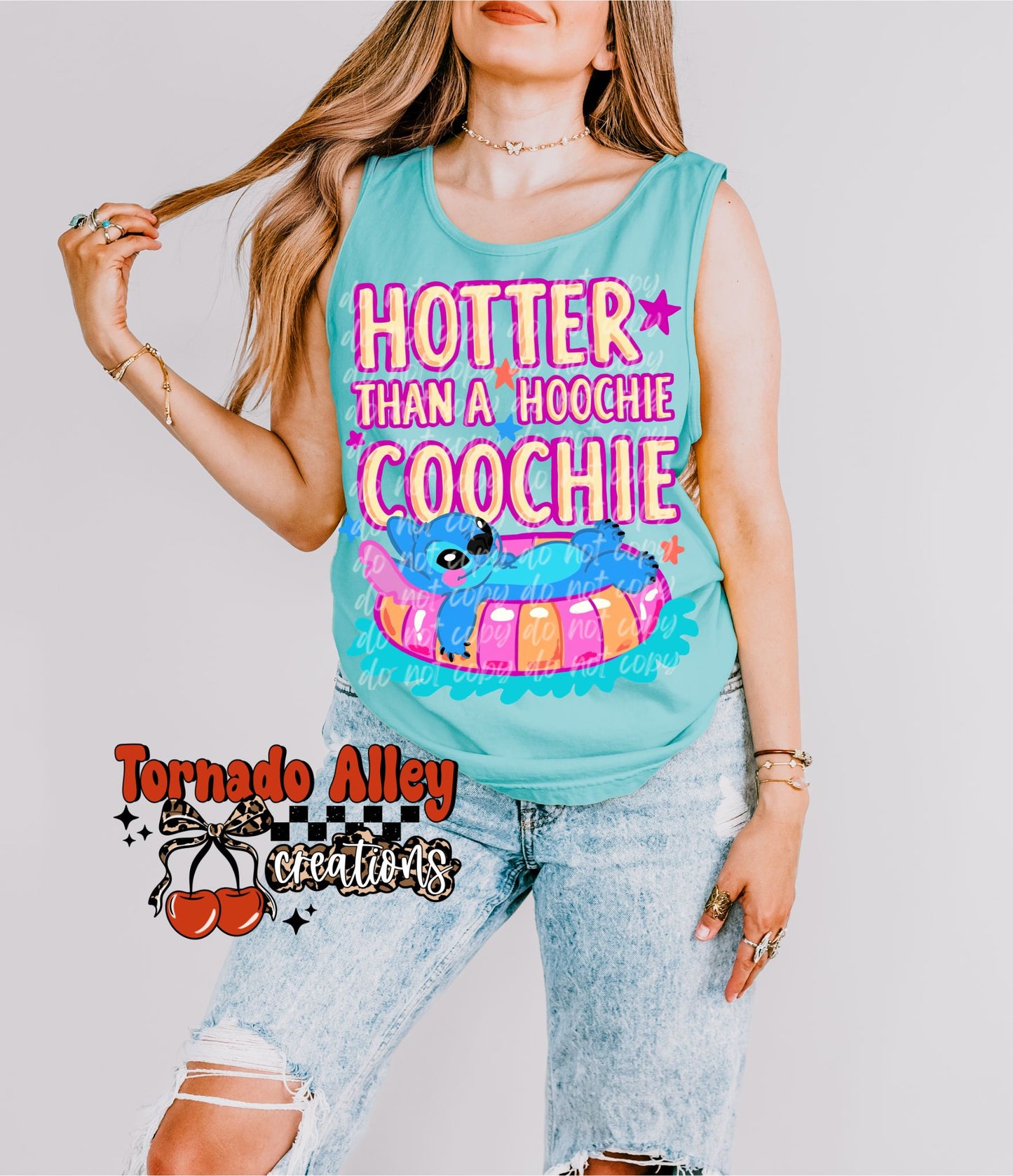 Hotter Blue Guy Tank
