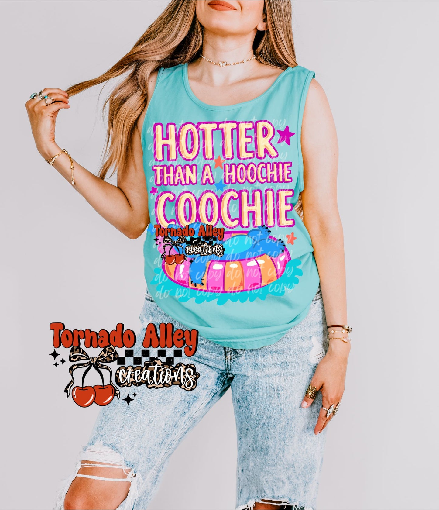 Hotter Blue Guy Tank