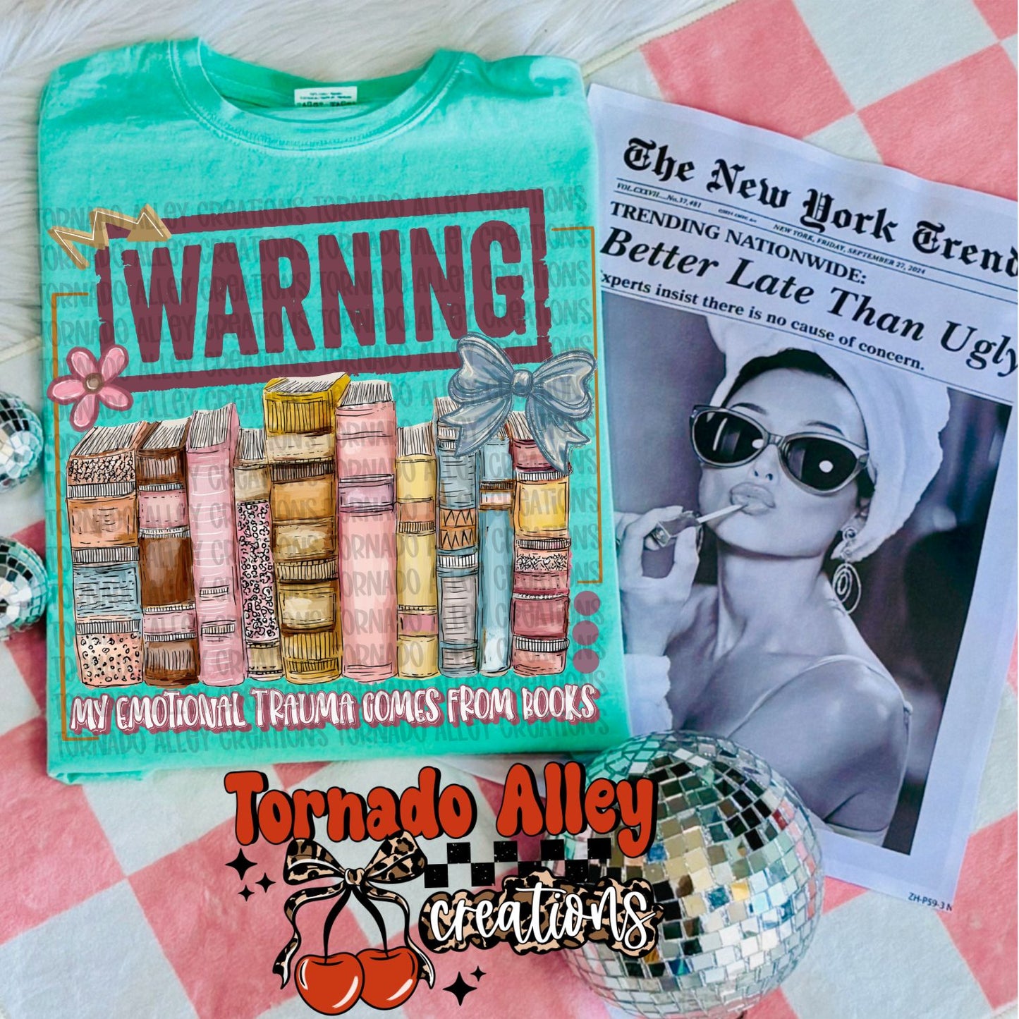 Warning Bookish Tee