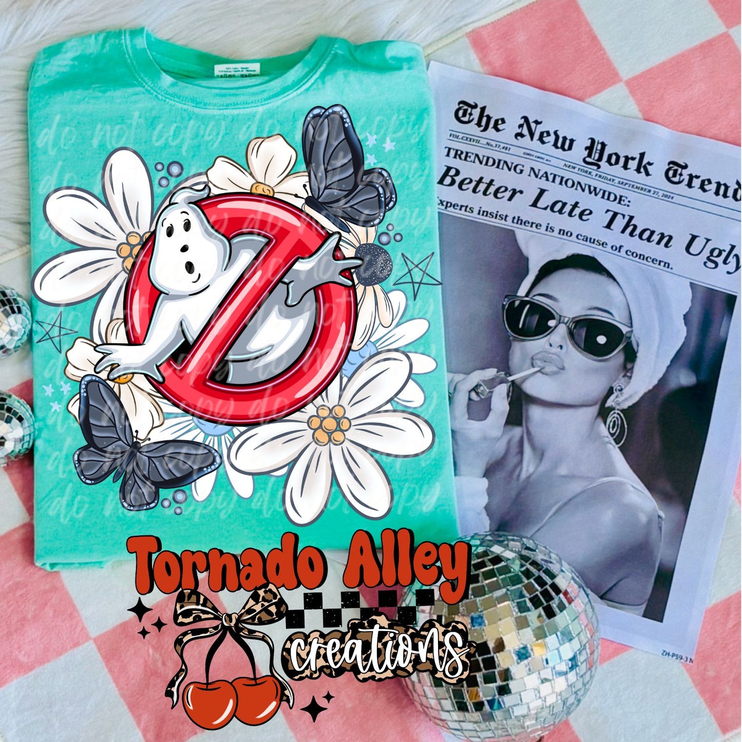 Floral Ghost Tee