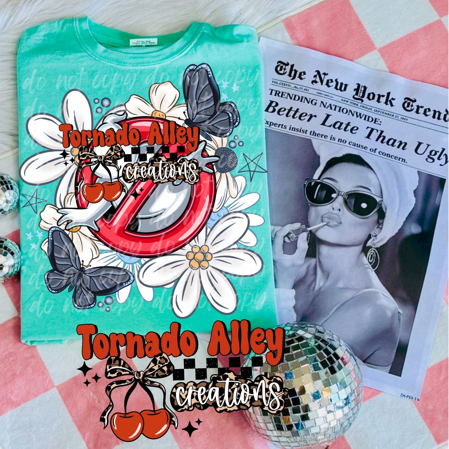 Floral Ghost Tee