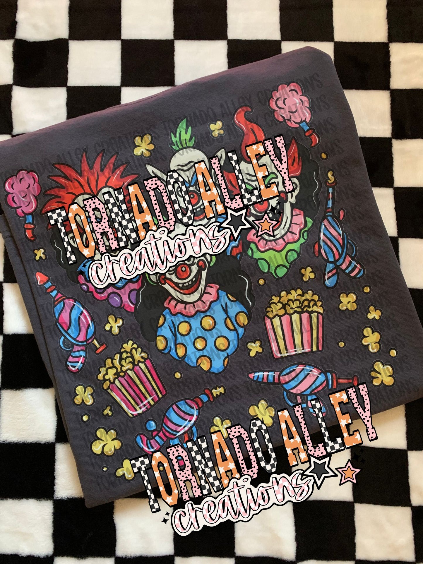 Spooky Circus Clown Tee