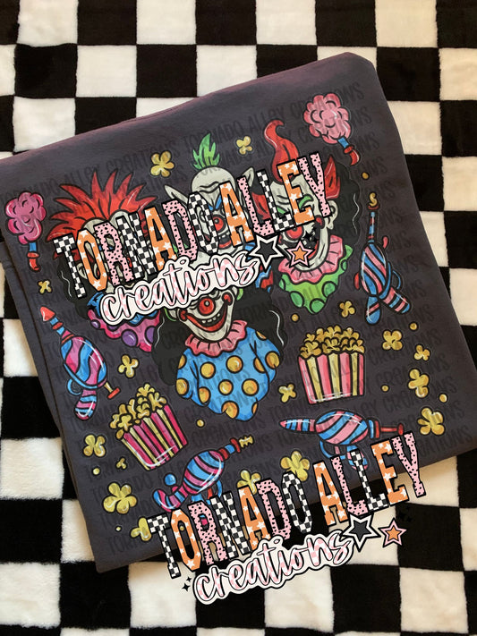 Spooky Circus Clown Tee