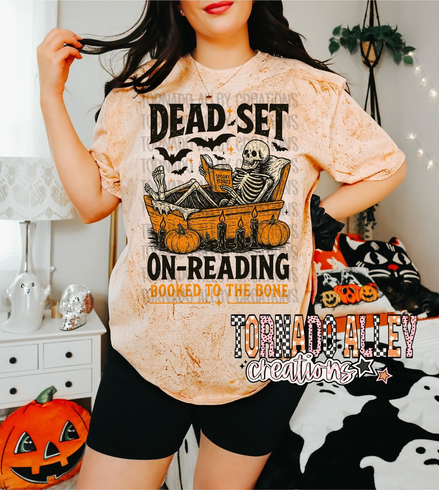 Spooky Set on Reading Tee