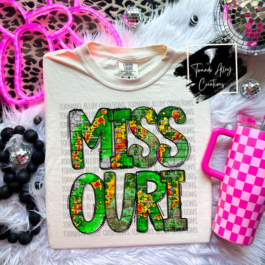 Missouri Storm Map Tee
