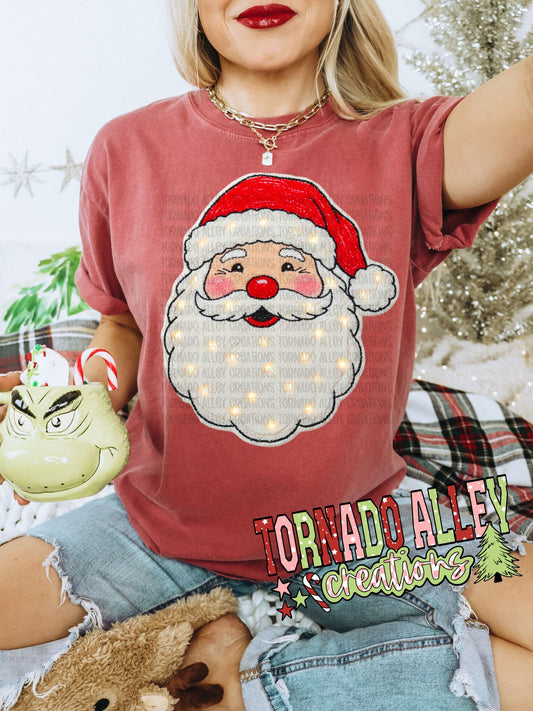 Santa Faux Textured Tee