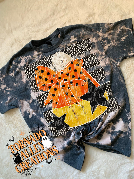 Candy Corn Bleached Tee