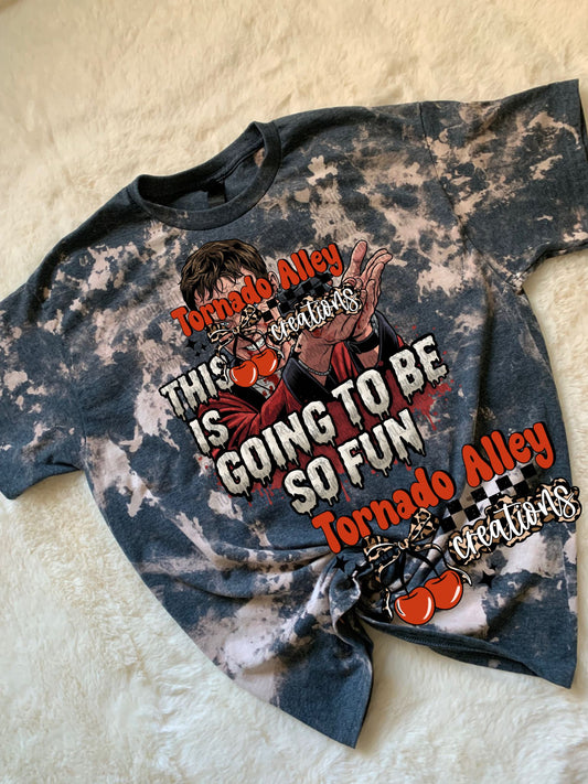 Going To Be Fun Bleached Tee