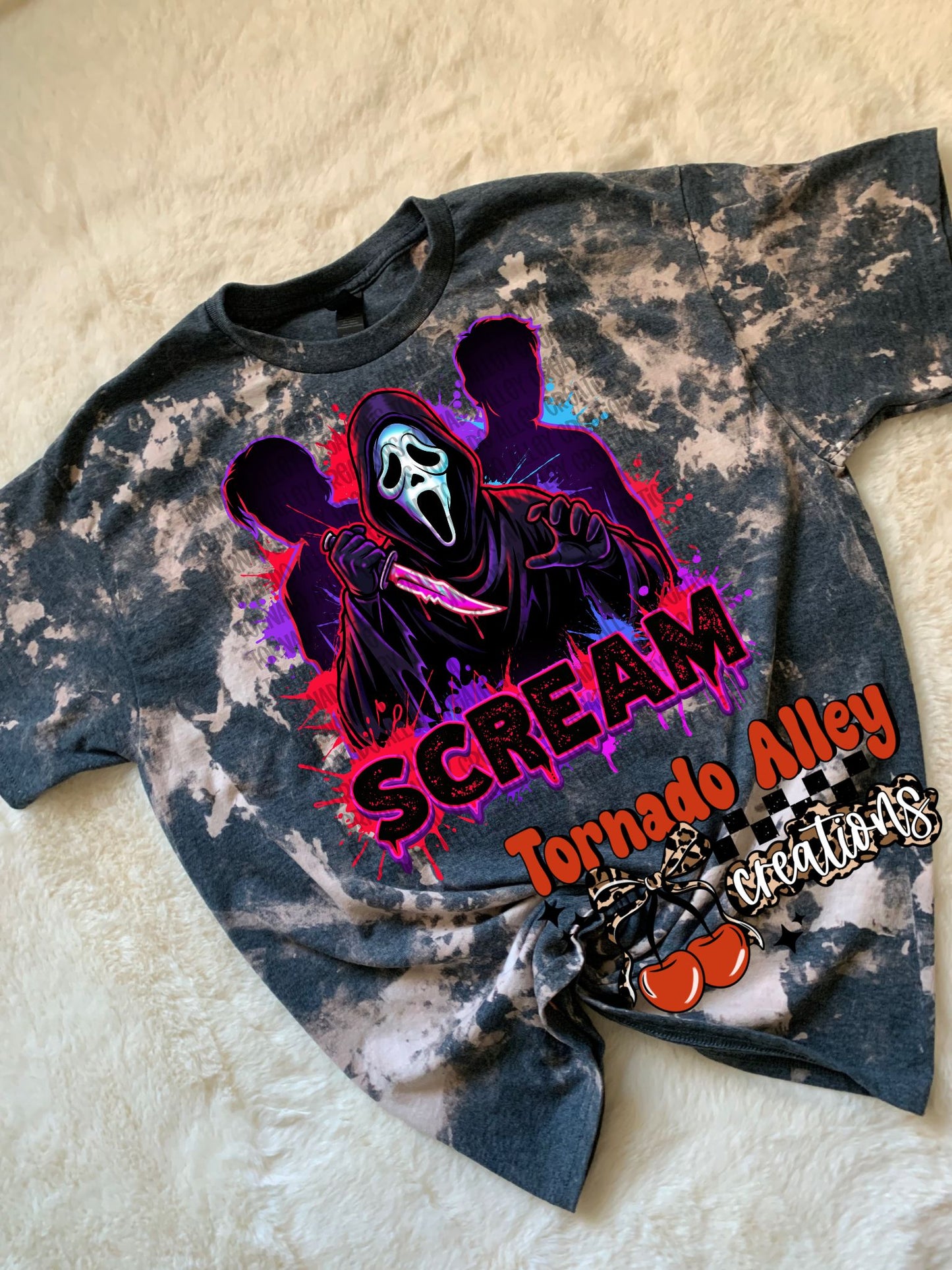 Retro Slasher Bleached Tee