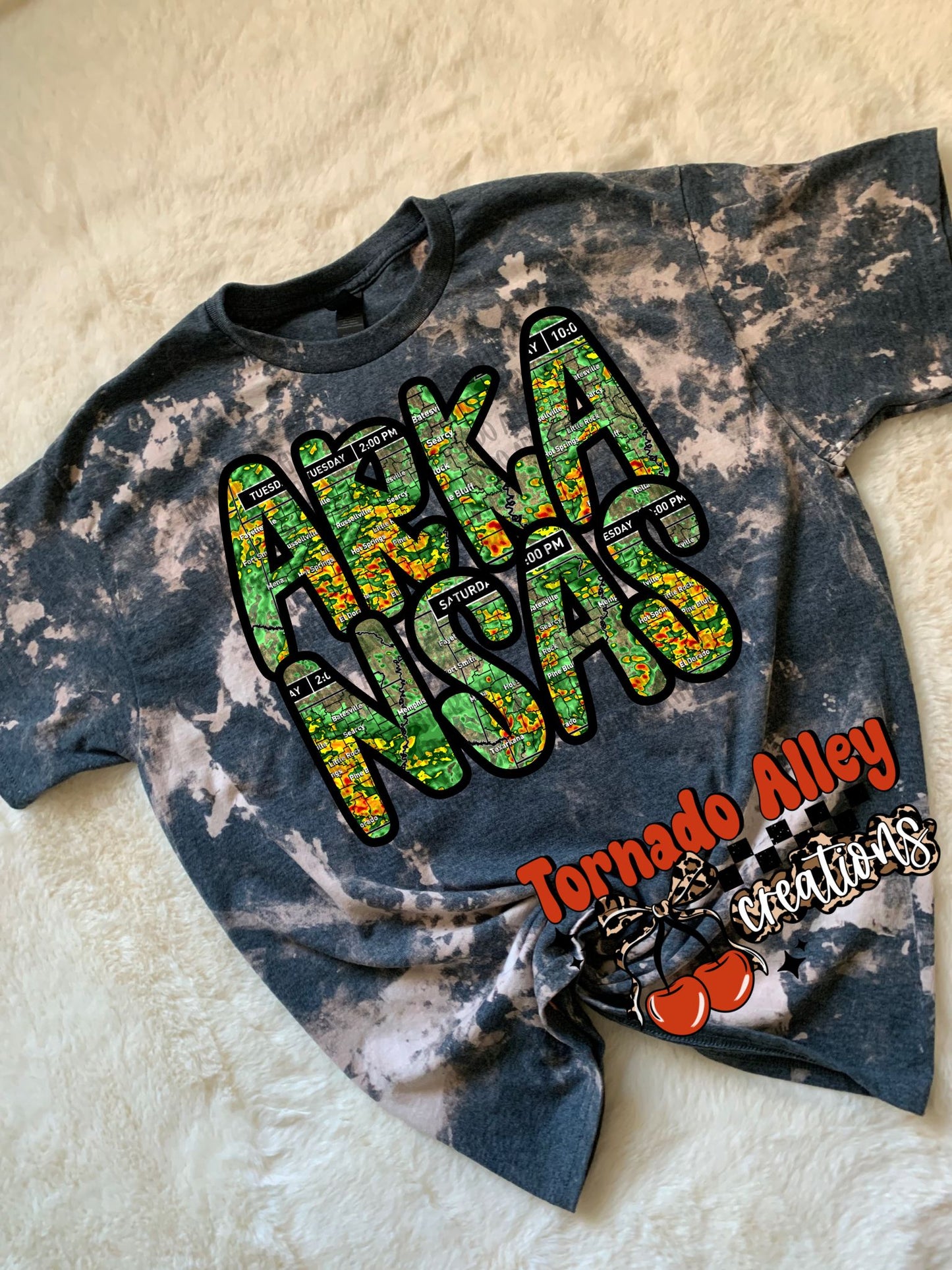 Arkansas Bleached Tee