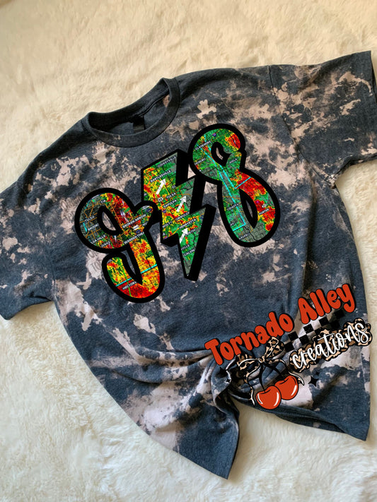 918 Oklahoma Bleached Tee