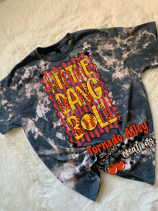 Hit The Ball Bleached Tee