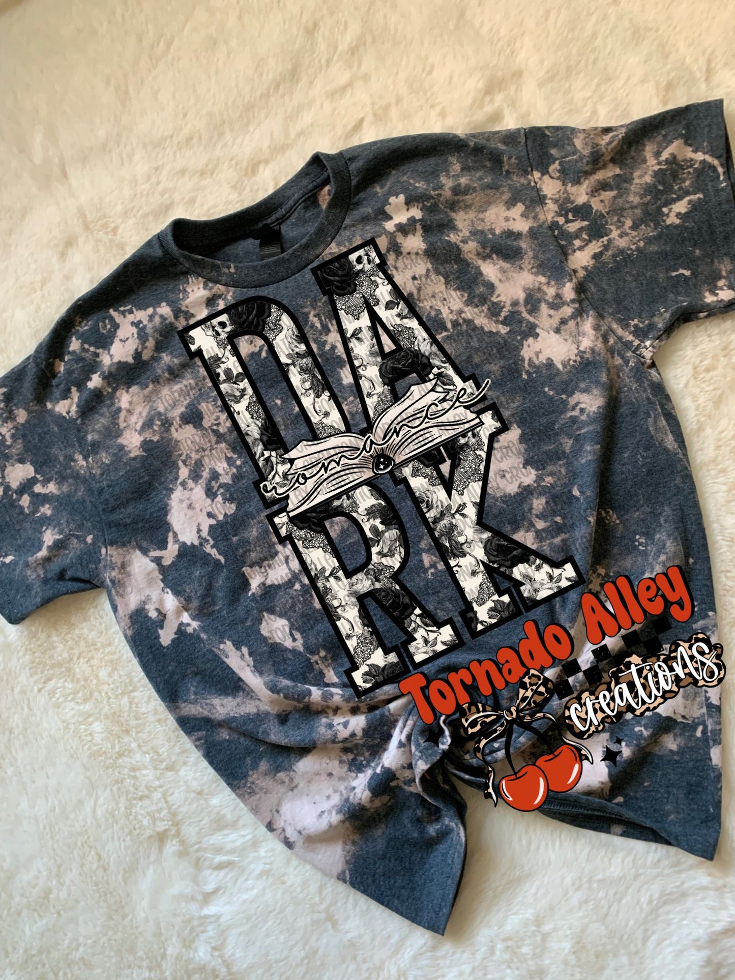 Dark Romance Bleached Tee