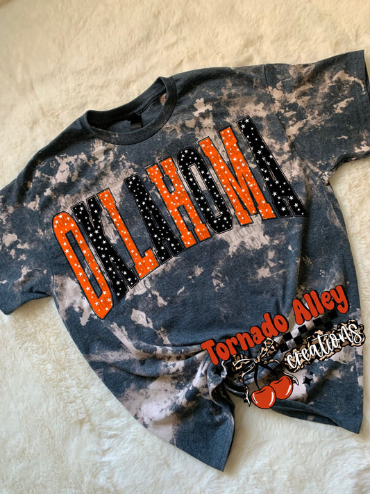 Oklahoma Bleached Tee