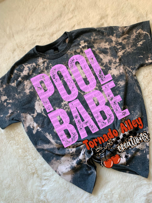 Pool Babe Bleached Tee