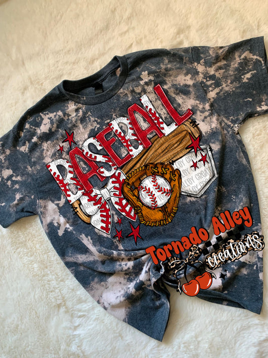 Baseball Bleached Tee