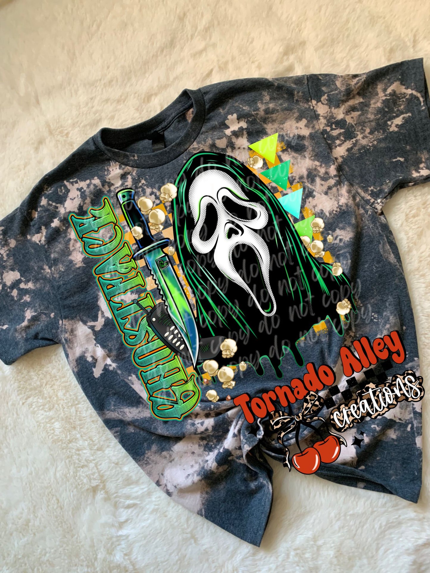 Neon Slasher Bleached Tee