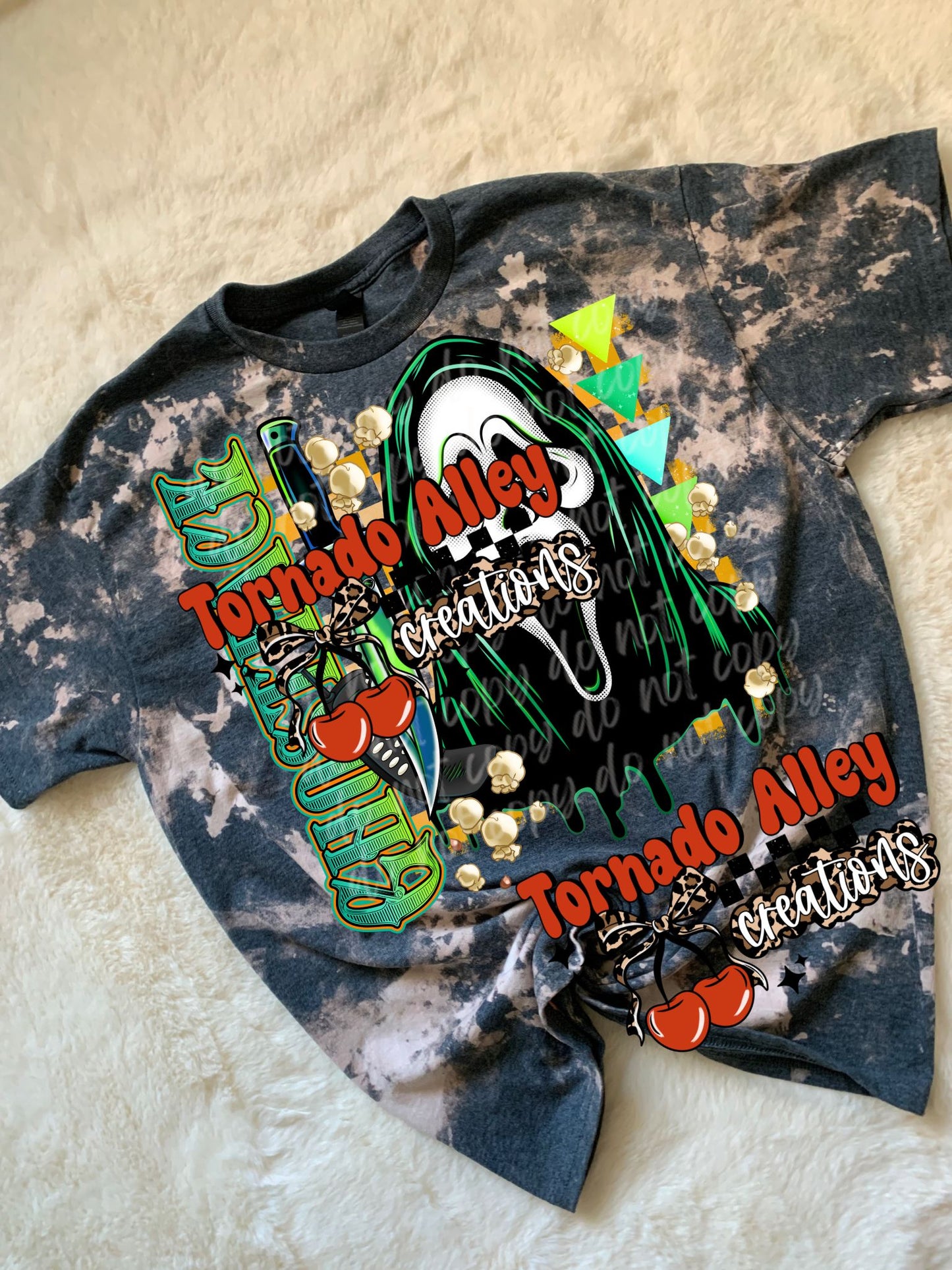 Neon Slasher Bleached Tee