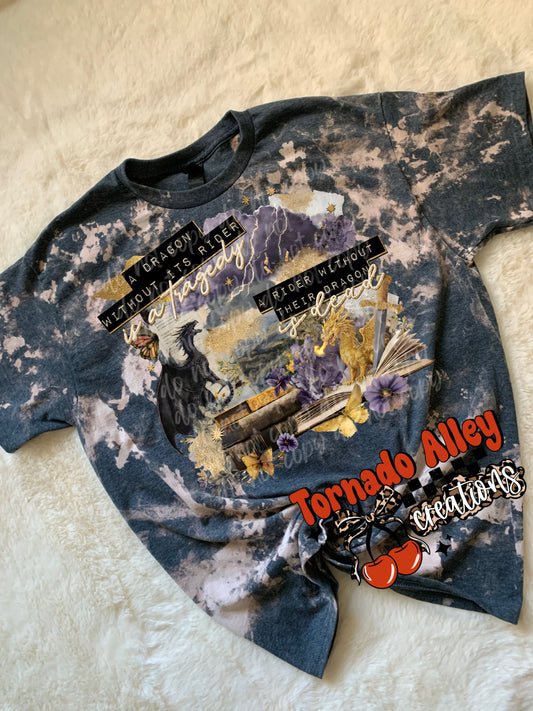 Dragon Bookish Bleached Tee