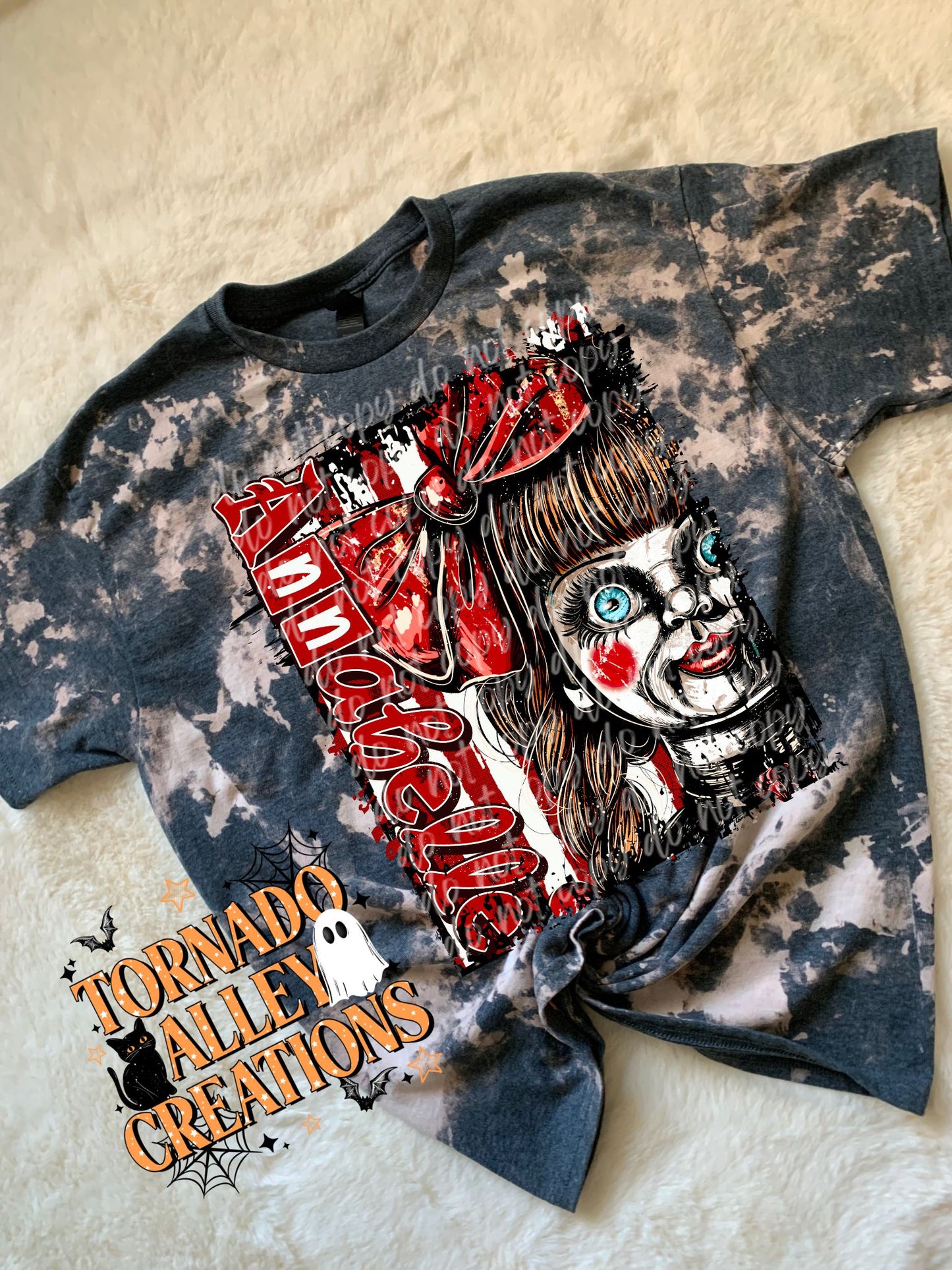 Spooky Anna Bleached Tee