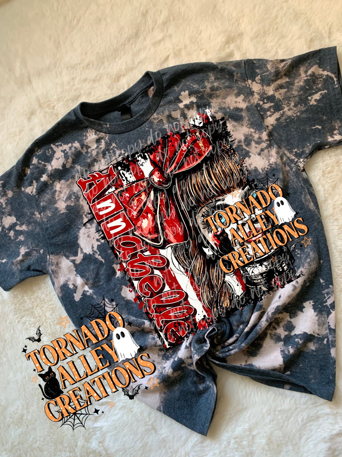 Spooky Anna Bleached Tee