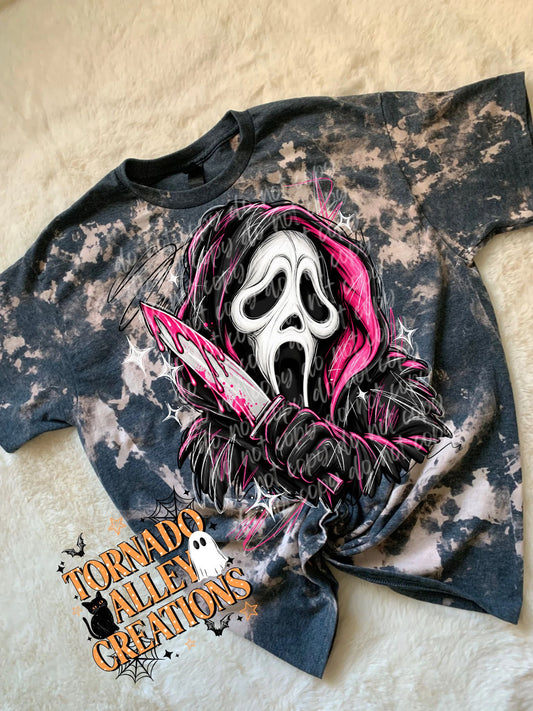 Slasher Ghost Sketch Bleached Tee