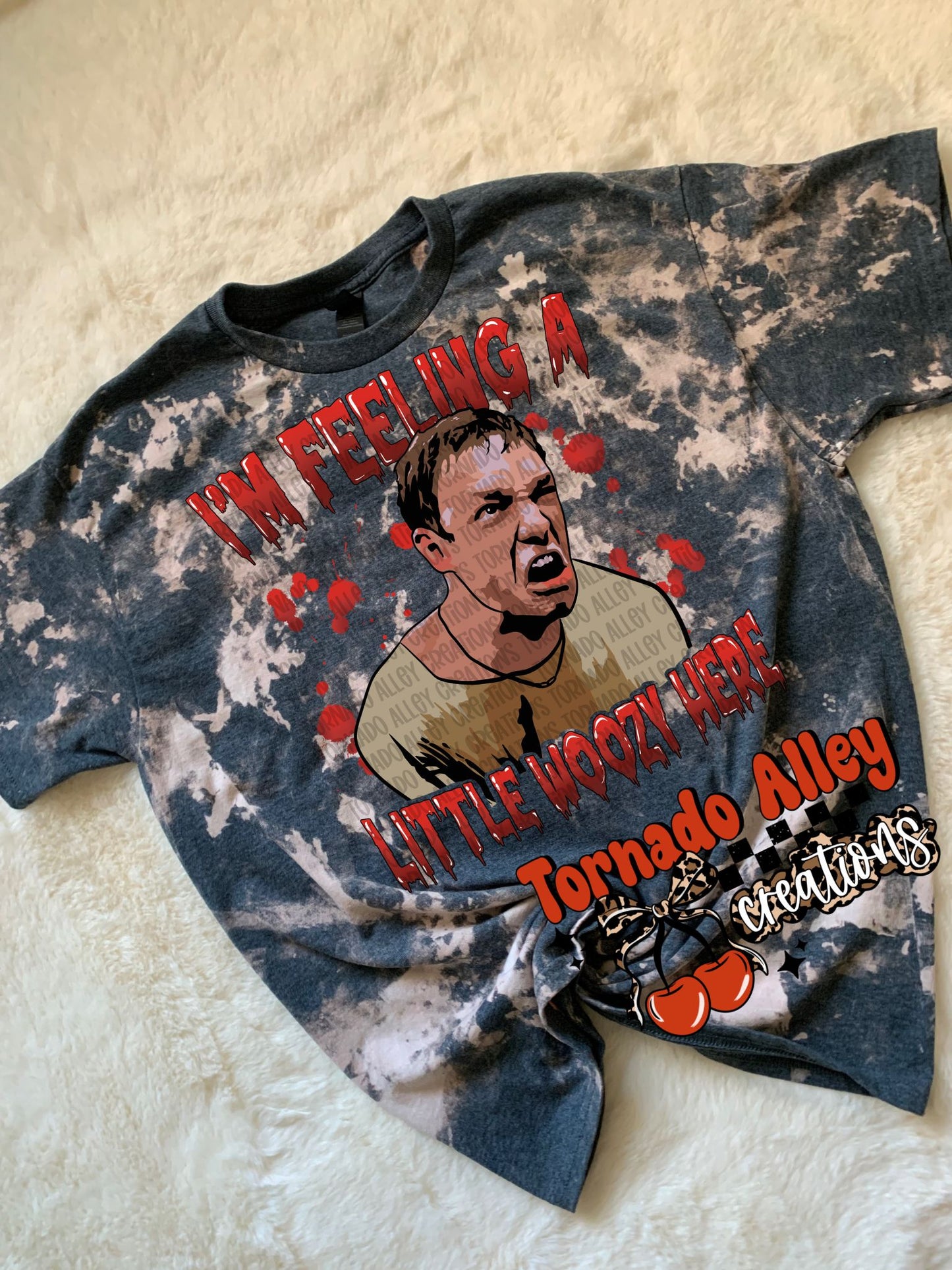 Feeling Woozy Bleached Tee