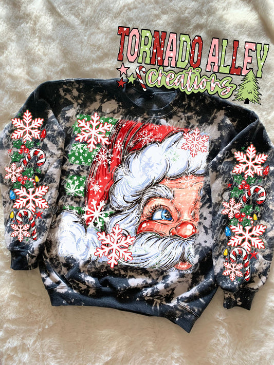 Snowflake Santa Crewneck