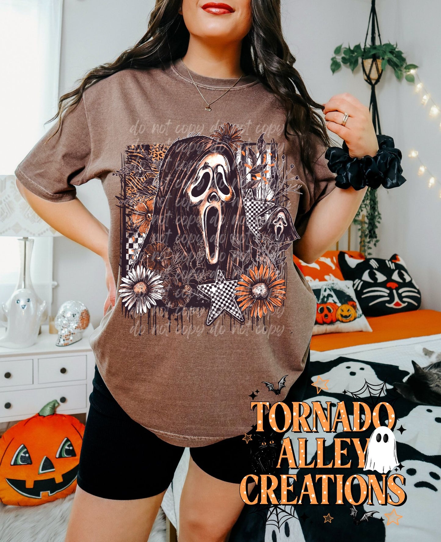 Floral Fall Slasher Tee