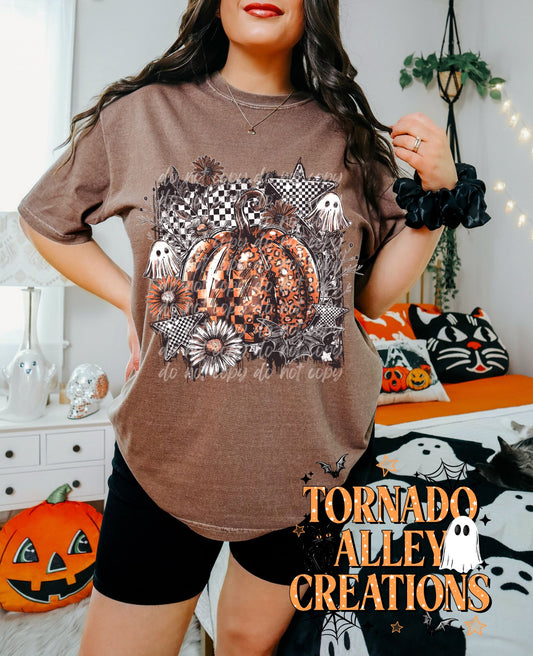 Vintage Fall Pumpkin Tee