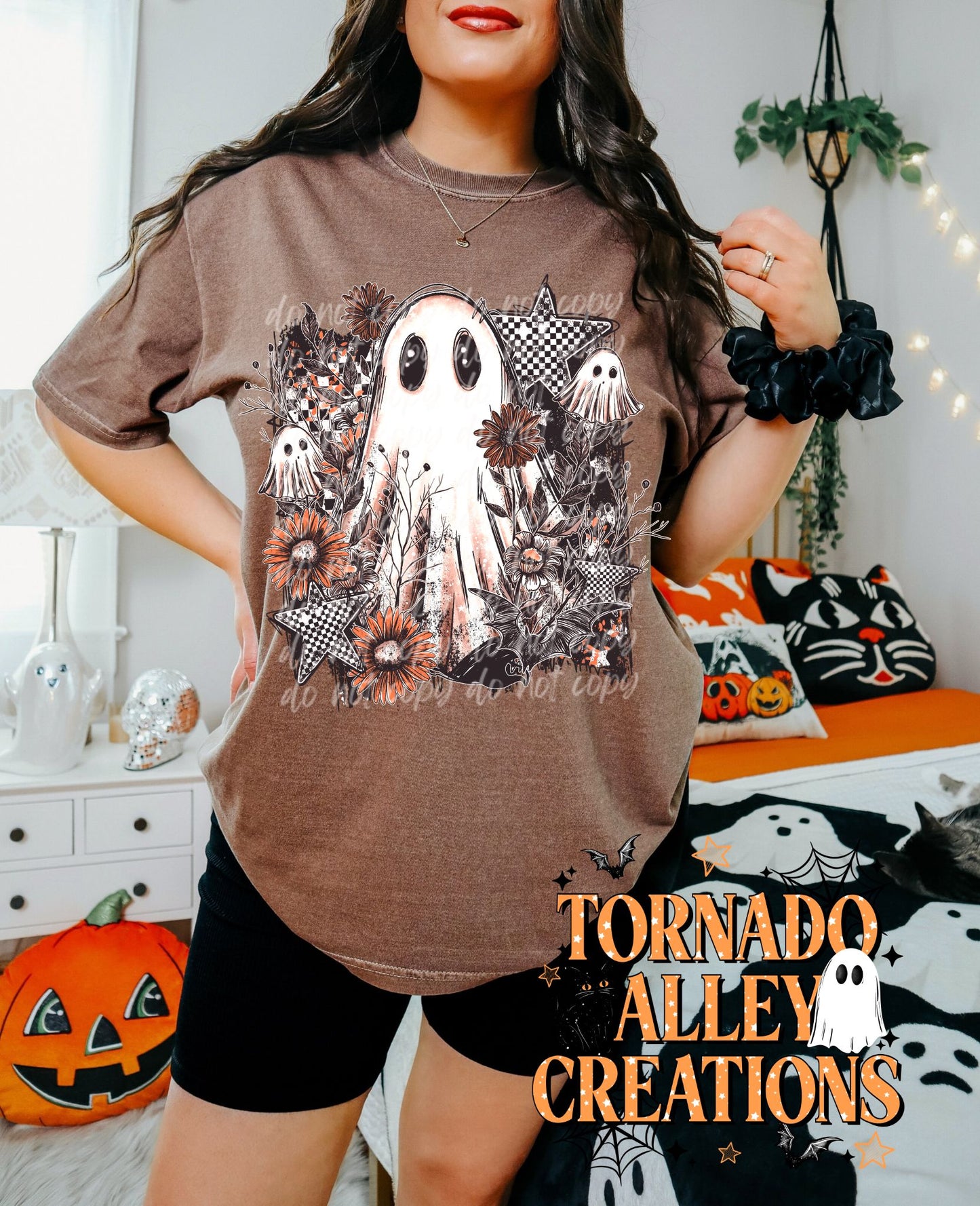 Floral Ghost Tee
