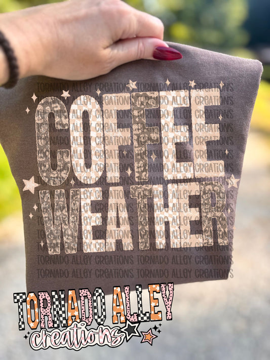 Coffee Weather Tee