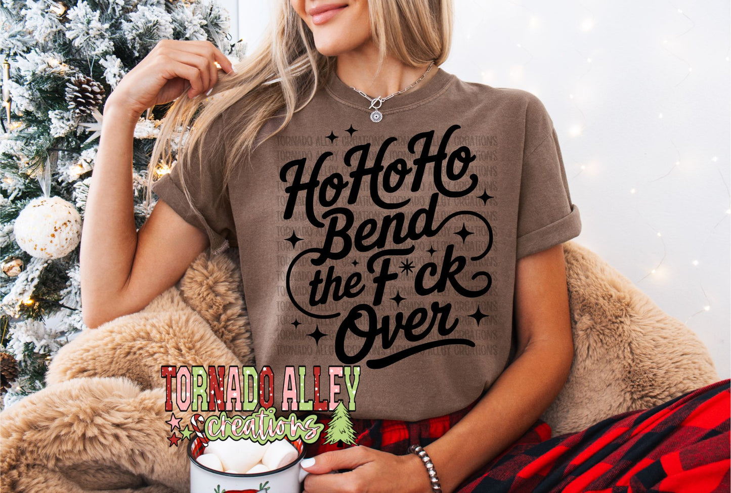 Ho Ho Ho Bend Over Tee