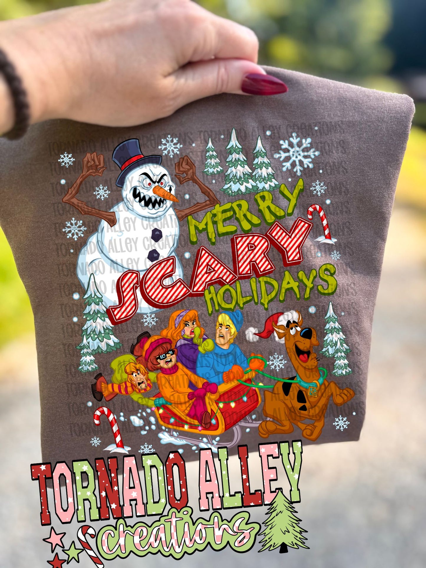 Merry Scary Holidays Tee