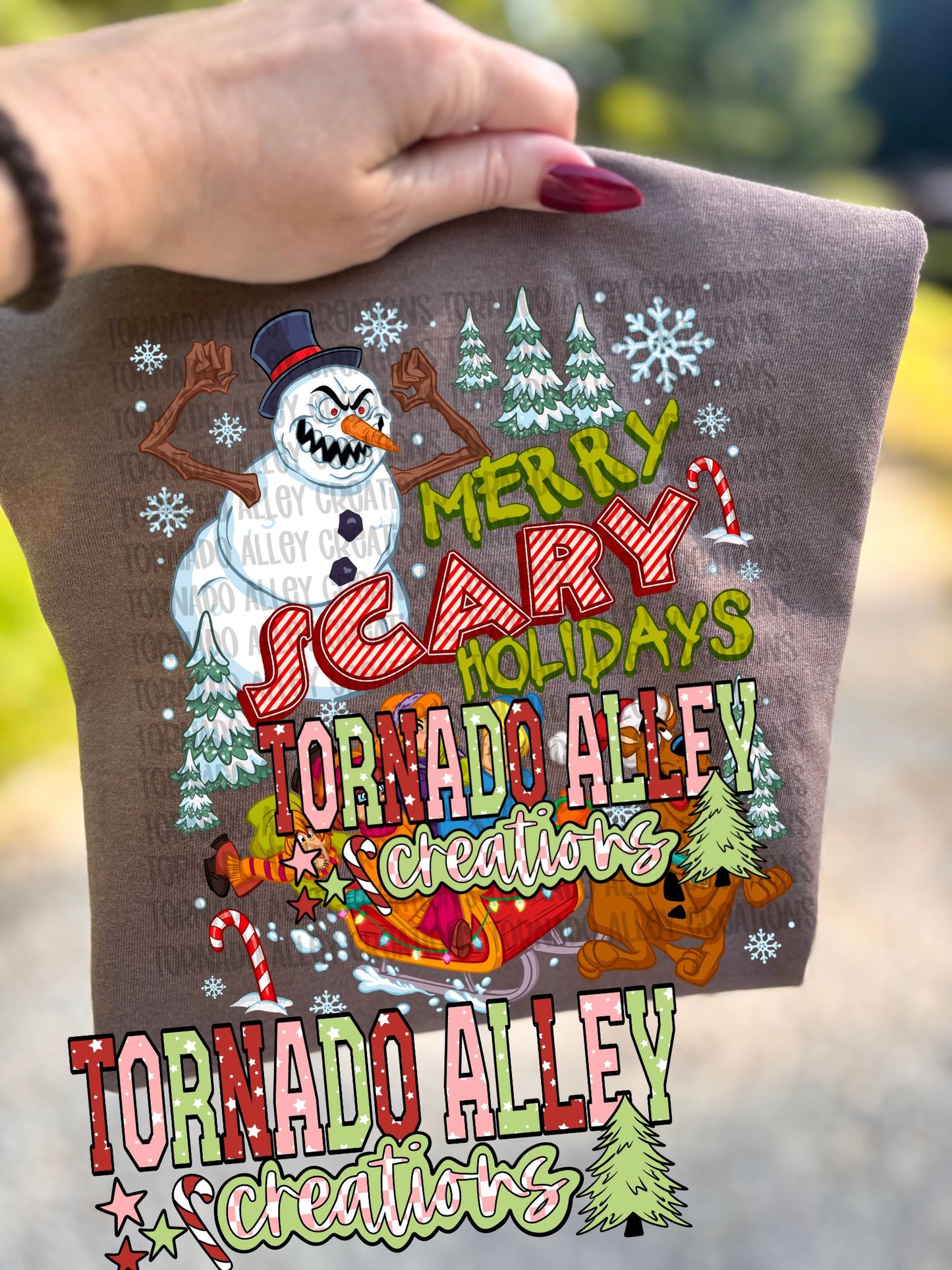Merry Scary Holidays Tee