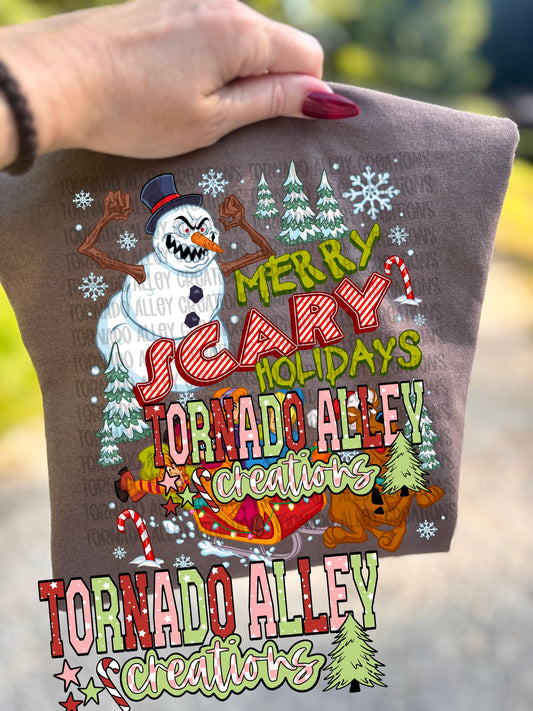 Merry Scary Holidays Tee