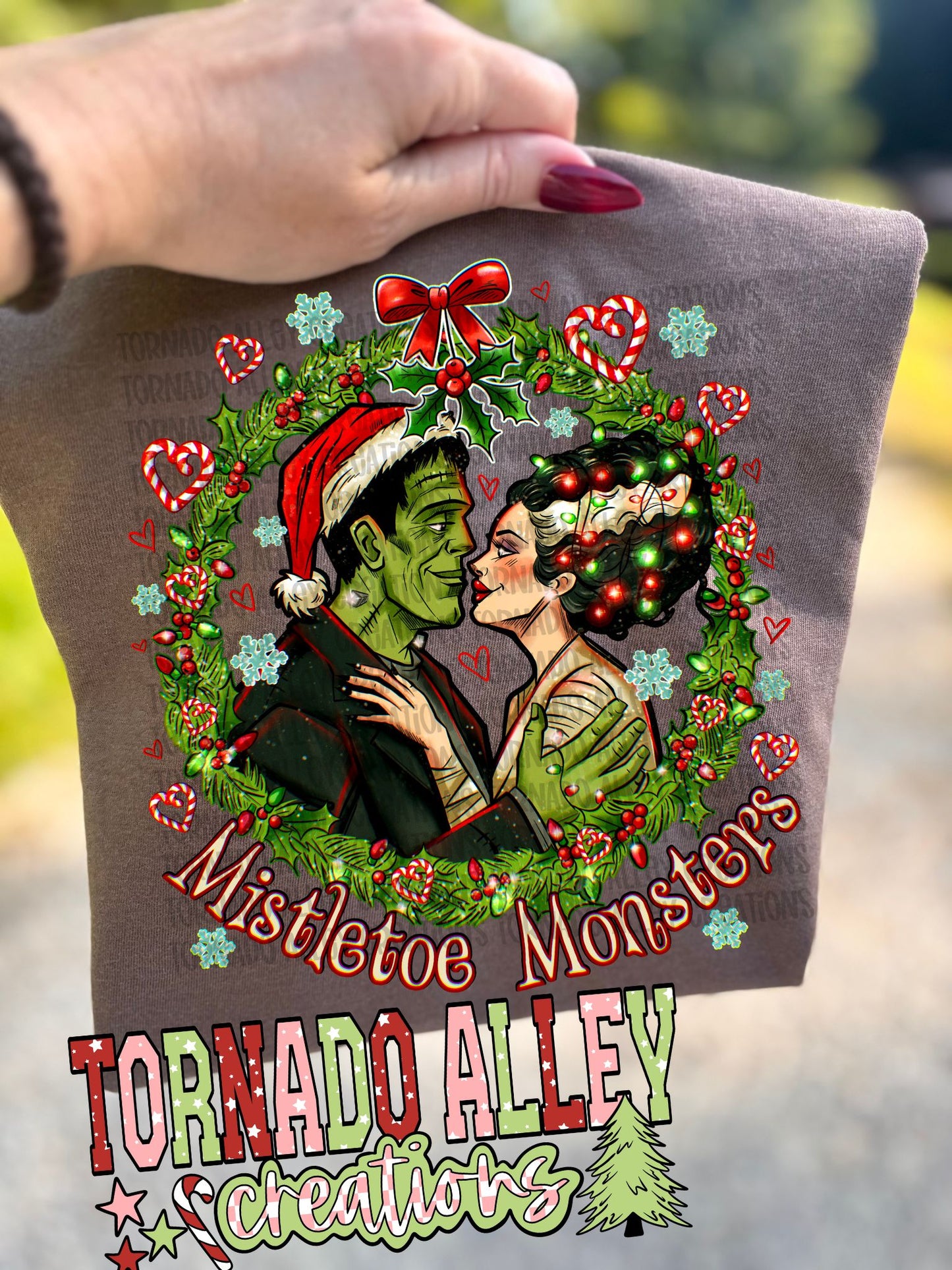 Mistletoe Monsters Tee