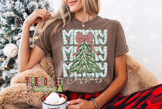Merry Merry Merry Christmas Tee
