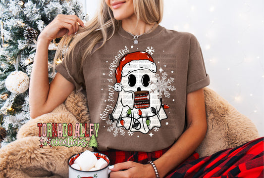 Merry Scary Caffeinated Tee