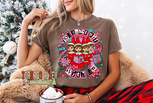 Sit With Us Elves Tee