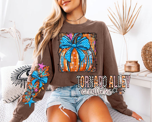 Cute Fall Pumpkins Long Sleeve